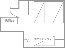 洋室6帖見取り図